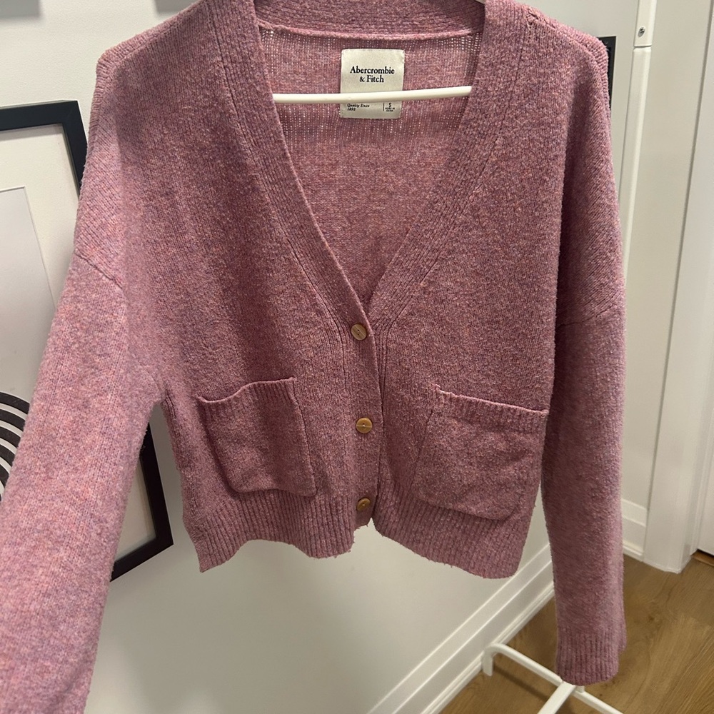 Abercrombie & Fitch Women's Mauve Cardigan